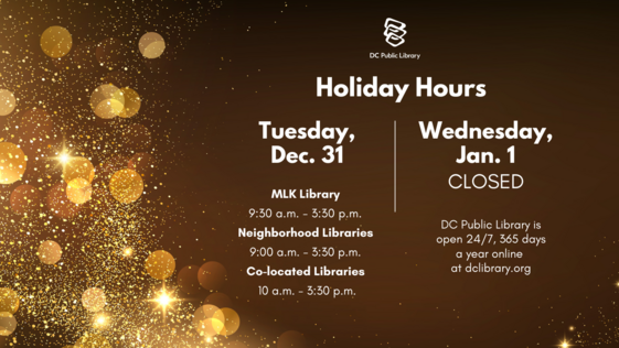 New Year's Holiday Hours 2024-2025